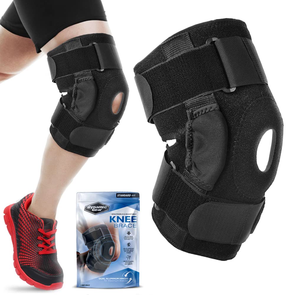 Stabilized Hinged Open Knee Support