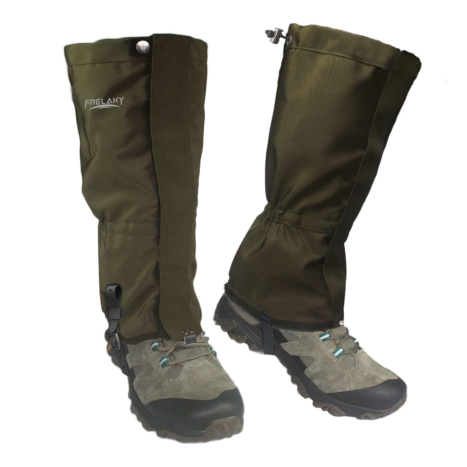 Frelaxy Leg Gaiters Ultra HIGH-Performance Hunting Gaiters, 100% Waterproof  Hiking Gaiters with Upgraded Rubber