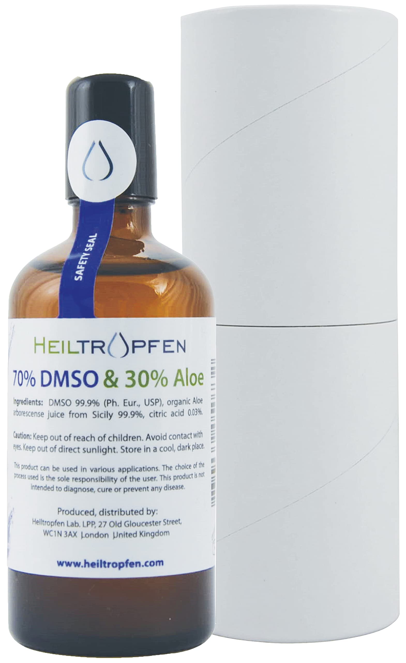 DMSO - NO ODOUR - Dimethyl sulfoxide liquid (3.4 Oz - 100ml)