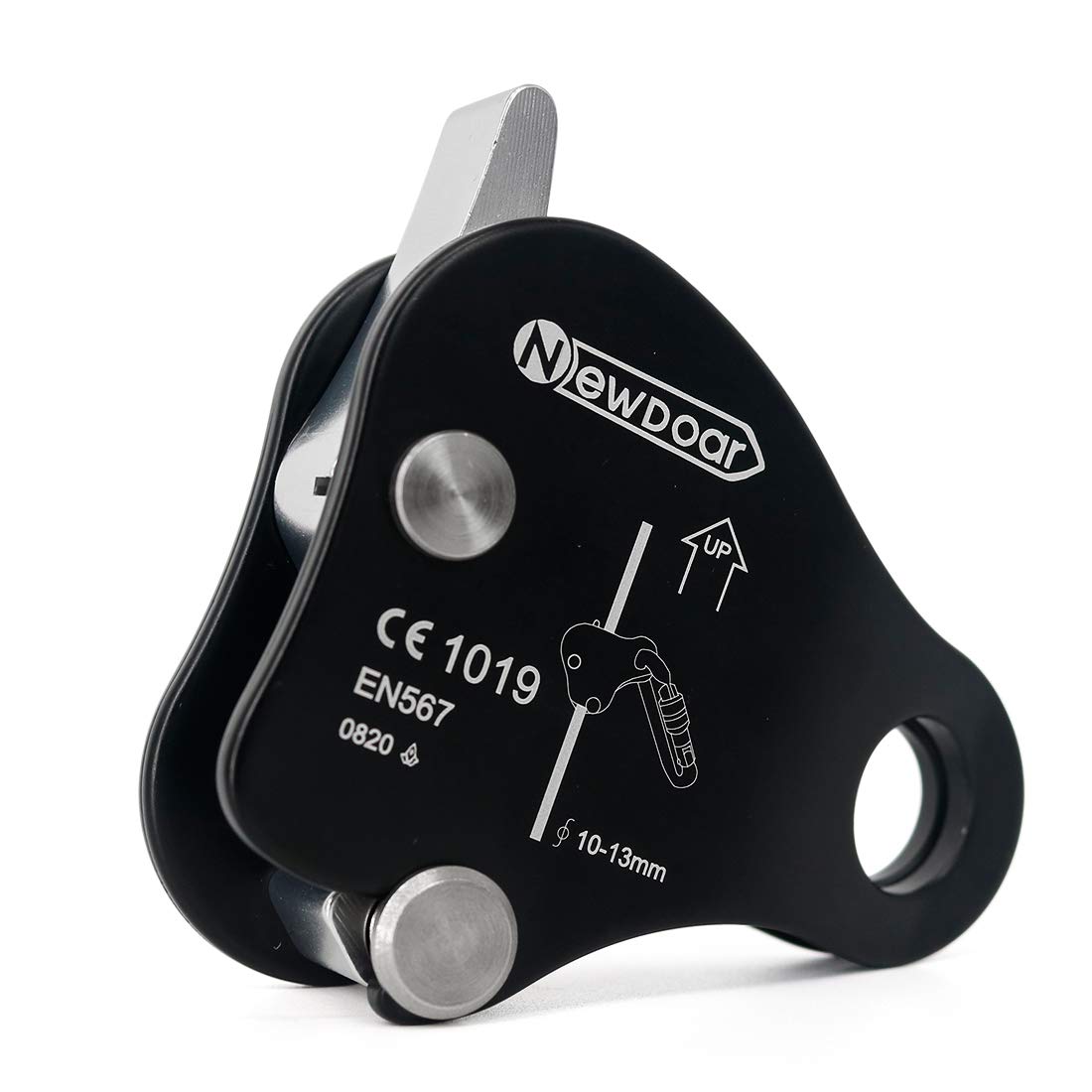 Fenteer 15kN Rope Grab Ascender Fall Protection Riser Adjuster For