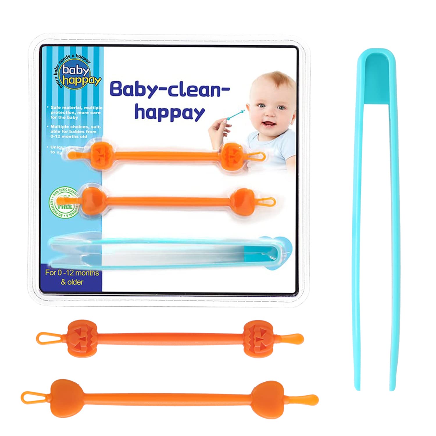 Two Pack 3 in 1 Baby Nose and Ear Gadget, Safe Baby Booger Remover, Nose  Cleaning