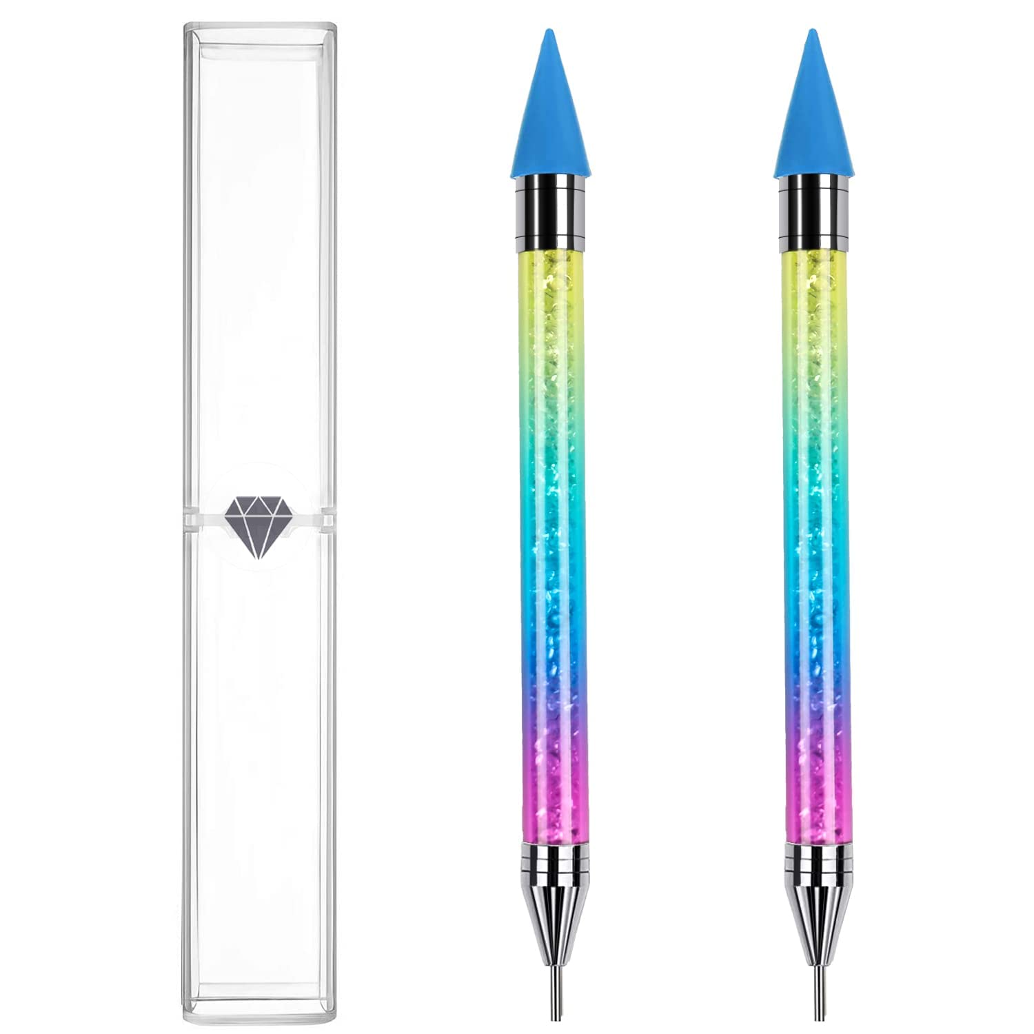 Rhinestone Dotting Pen, Dual-ended Rhinestone Gems Crystals Studs Picker  Wax Pencil Pen Crystal Beads Handle Tool 