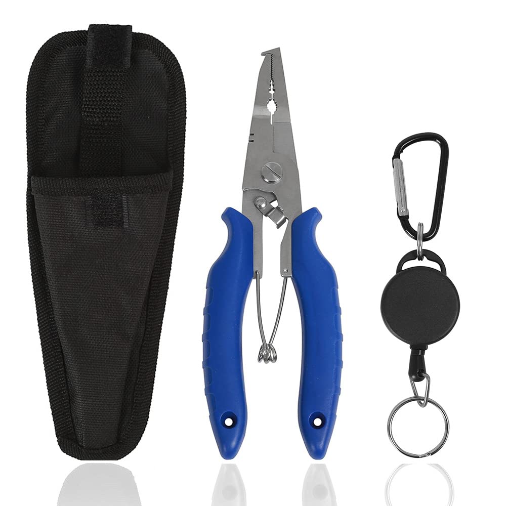 Amoygoog Fishing Pliers Saltwater, Stainless Steel Fishing Needle