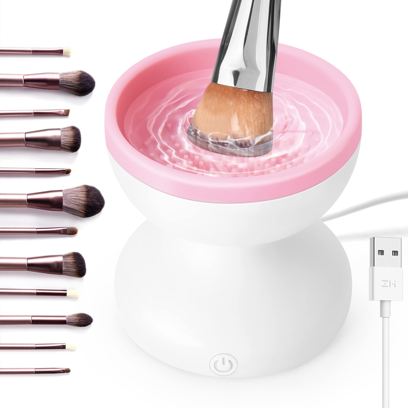 Electric Makeup Brush Cleaner Machine Cosmetic Brush Cleaner Automatic  Spinning Beauty Blender Cleaner Machine Fit Makeup Brush