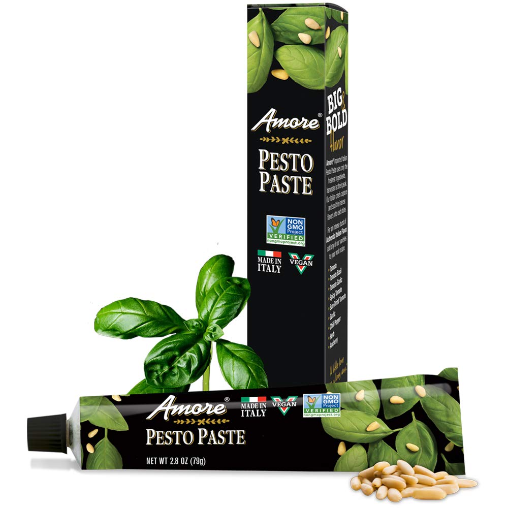 Amore Vegan Garlic Paste In A Tube - Non GMO Certified and Made In Italy  (Pack of 1)