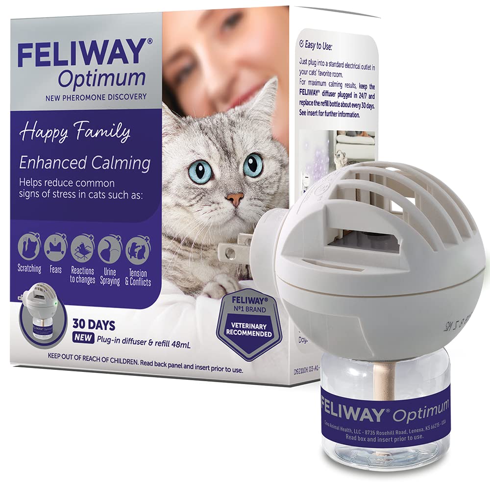 FELIWAY Classic Diffuser Refills for Cats 2-Pack (48mL x 2) 