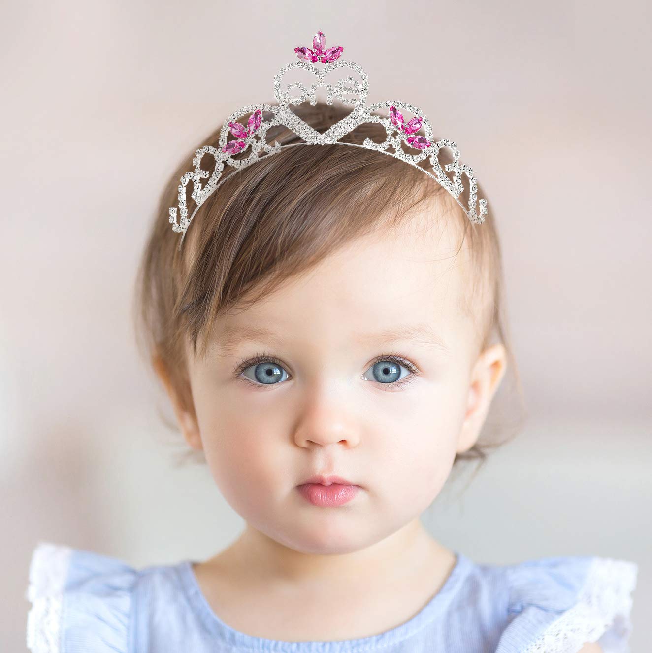 Baby Headband Crown Sparkly 1st Birthday Hat Party Outfit Boy/Decor Girl