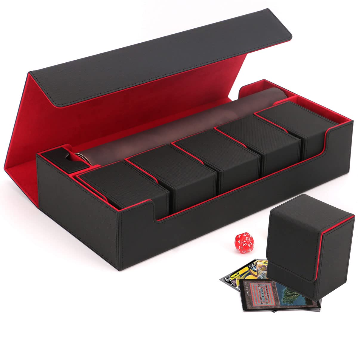 Scimi Premium Trading Card Storage Box TCG Deck Case Holds 800+