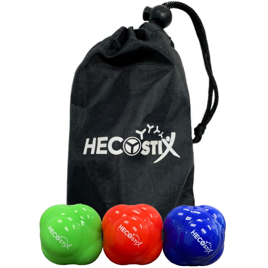 Tandem Sport Reaction Ball, Large - Hand Eye Coordination Training - Reaction Training For Baseball, Volleyball, Lacrosse, Goalie Training And All
