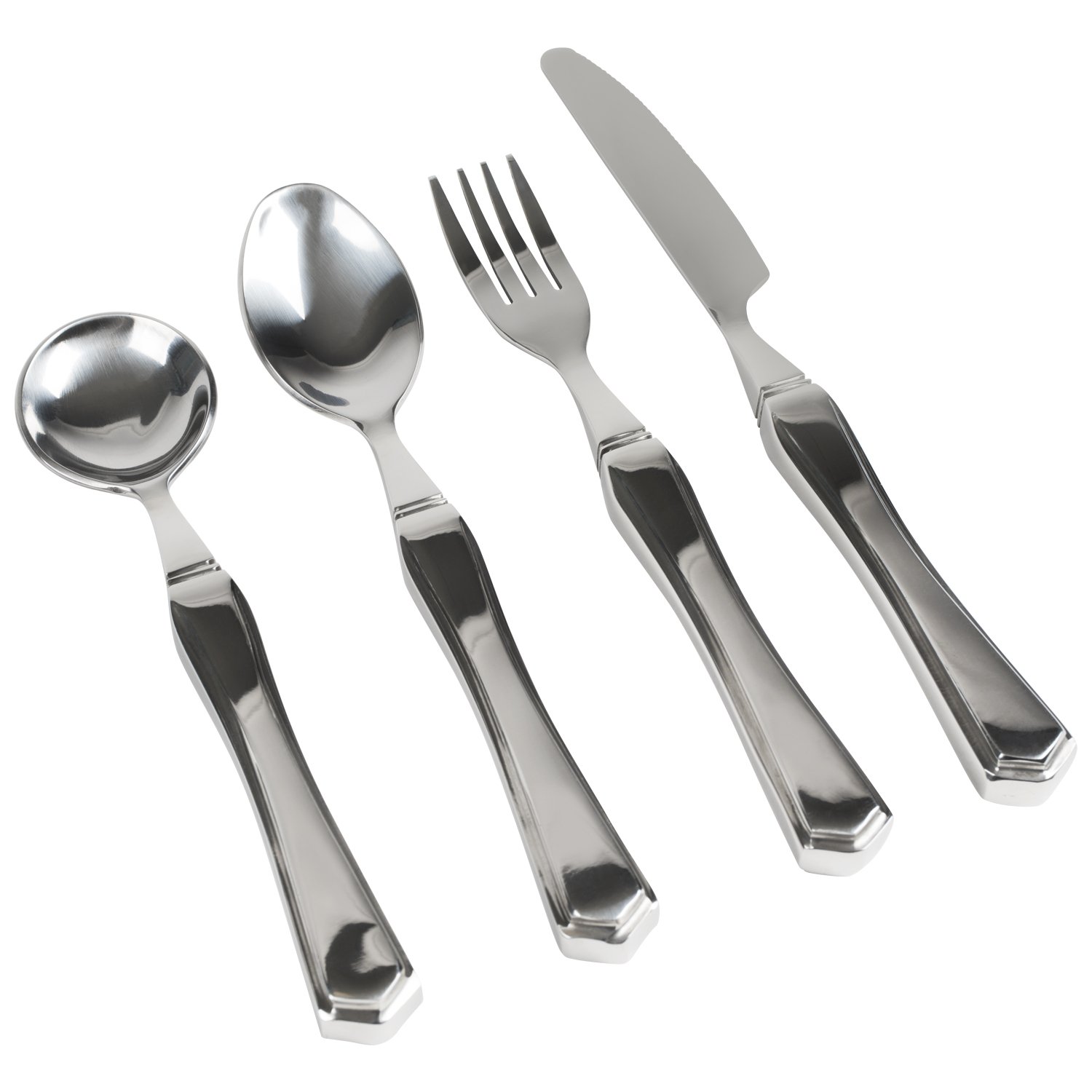 Kinsman Keatlery Weighted Utensils, Set of 4 Fork, Knife, Teaspoon, Soup  Spoon, Individually