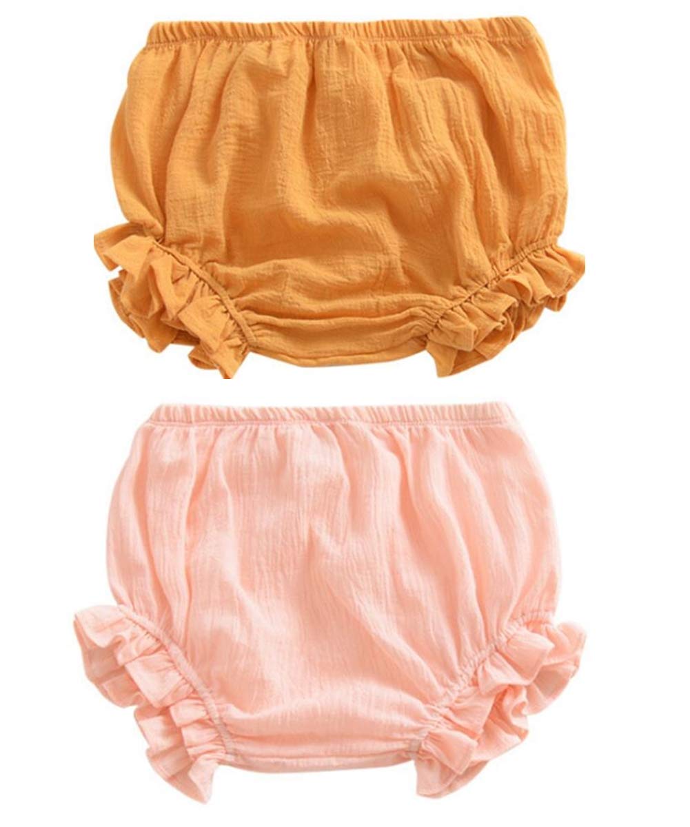 2Pcs Baby Girls Pants Diaper Cover Bloomers onths 