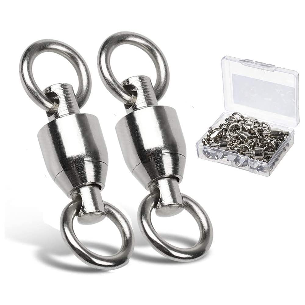 AMYSPORTS Ball Bearing Swivels Connector High Strength Stainless