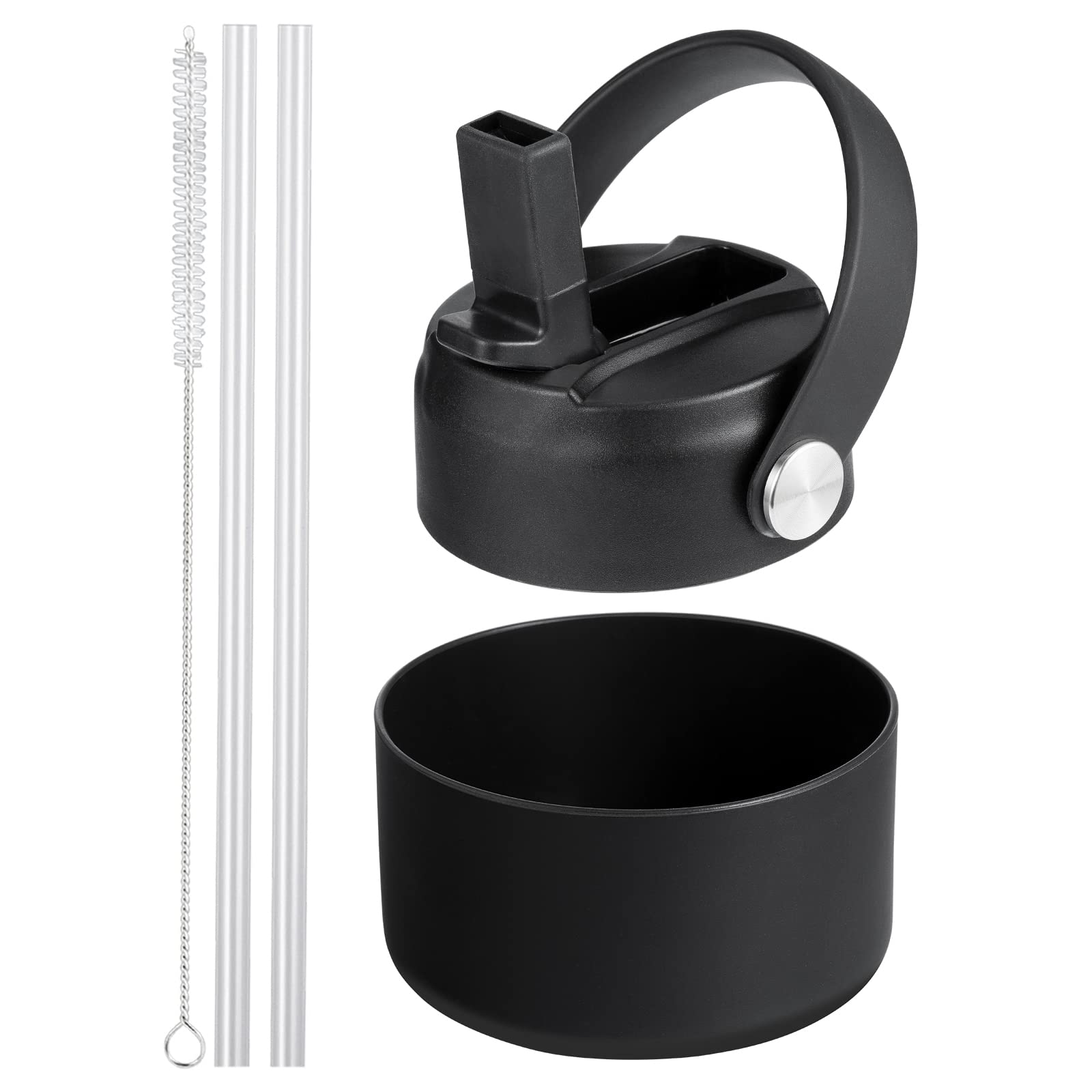KMN Straw Lid for Hydro Flask Wide Mouth, Flex Straw Lid for