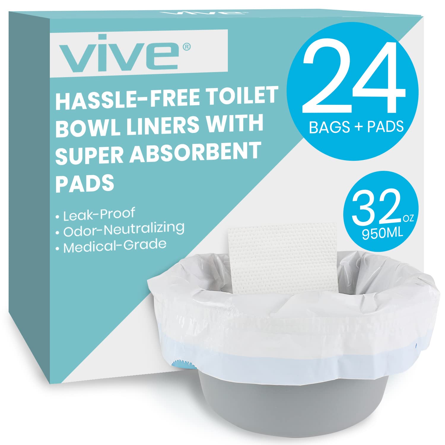 Vive Gel Toilet Seat Cushion