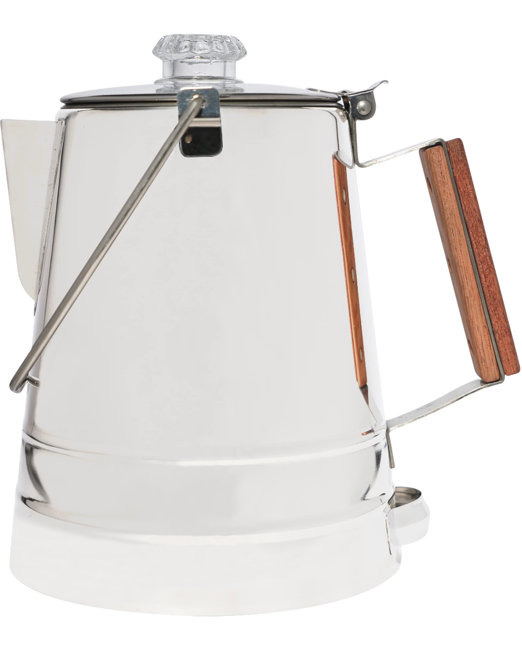 COLETTI Butte Camping Coffee Pot - Campfire Coffee Pot - Stainless Steel Coffee  Maker for Outdoors or Stovetop (14 CUP)