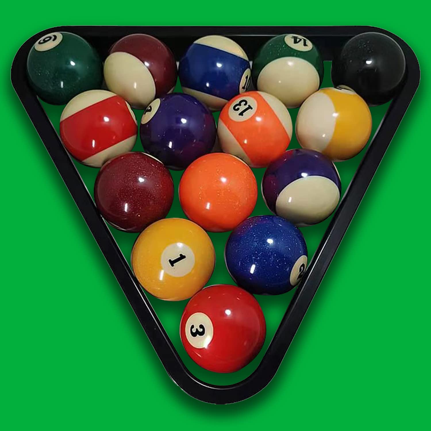 Billiard Swing Ball Film Triangle Billiard Magic Rack - Temu