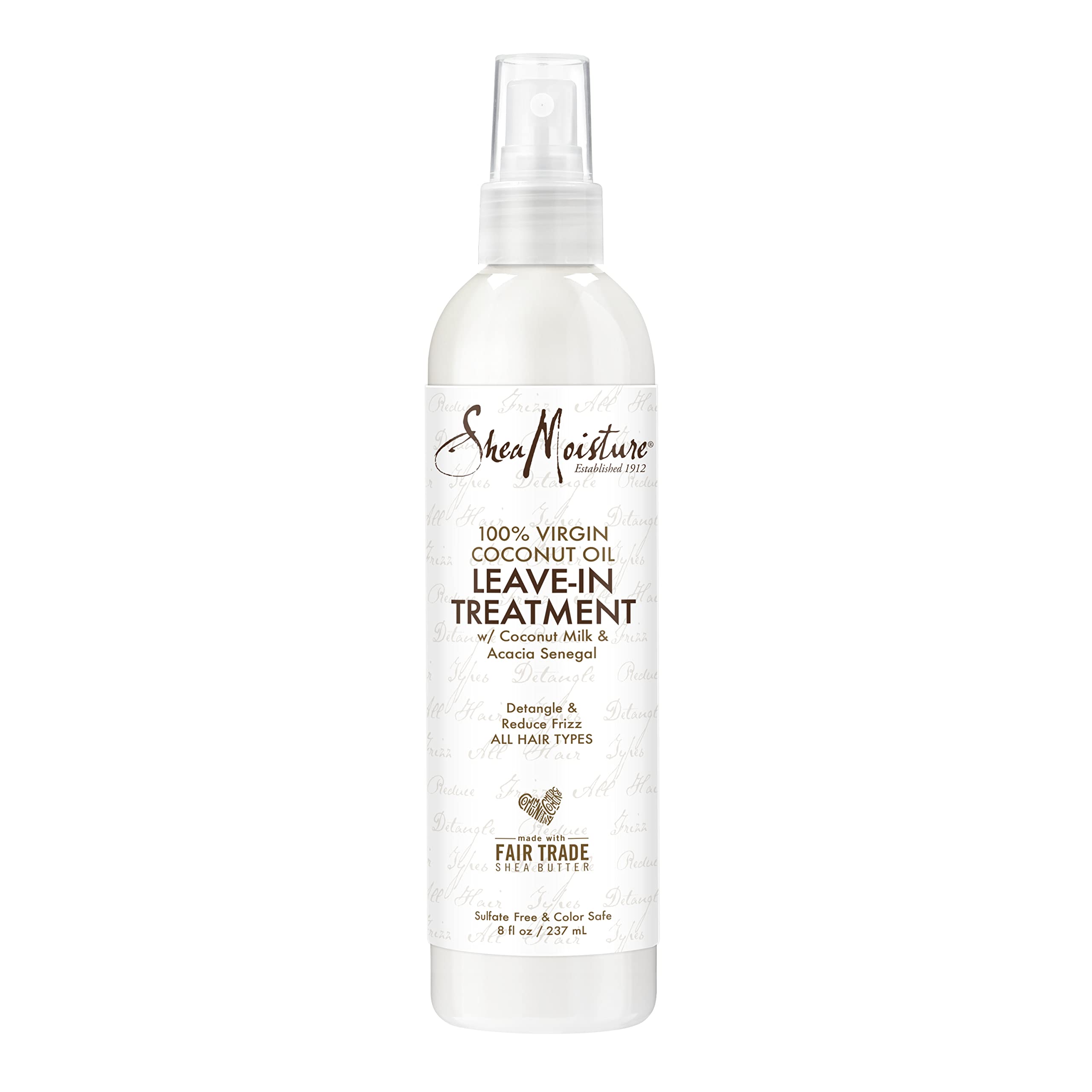 SheaMoisture 100% Virgin Coconut Oil Leave-in Conditioner Treatment for All  Hair Types 100%