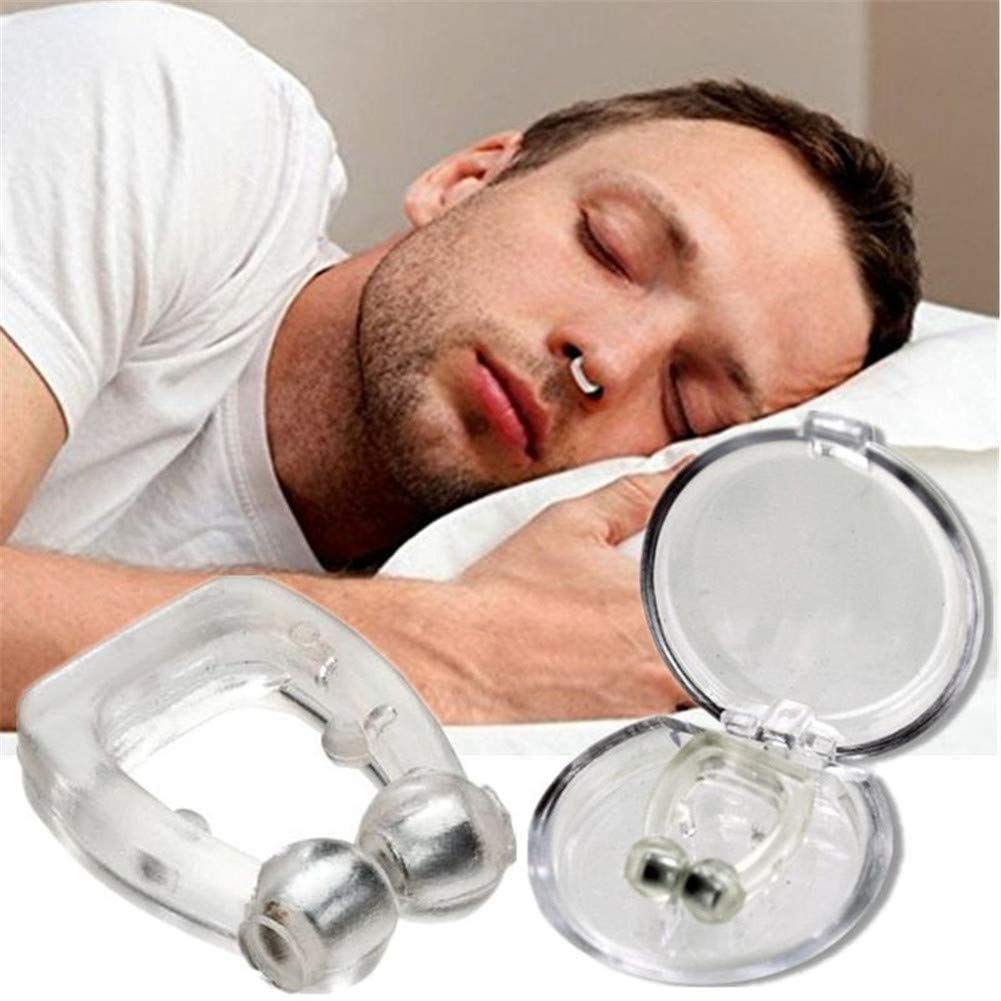 Neomen Snoring Solution Magnetic Anti Snore Clip Magnetic Nose Clip Snore  Stopper Silicone Nose Device Comfortable & Professional Anti Snoring  Devices for Peaceful Night