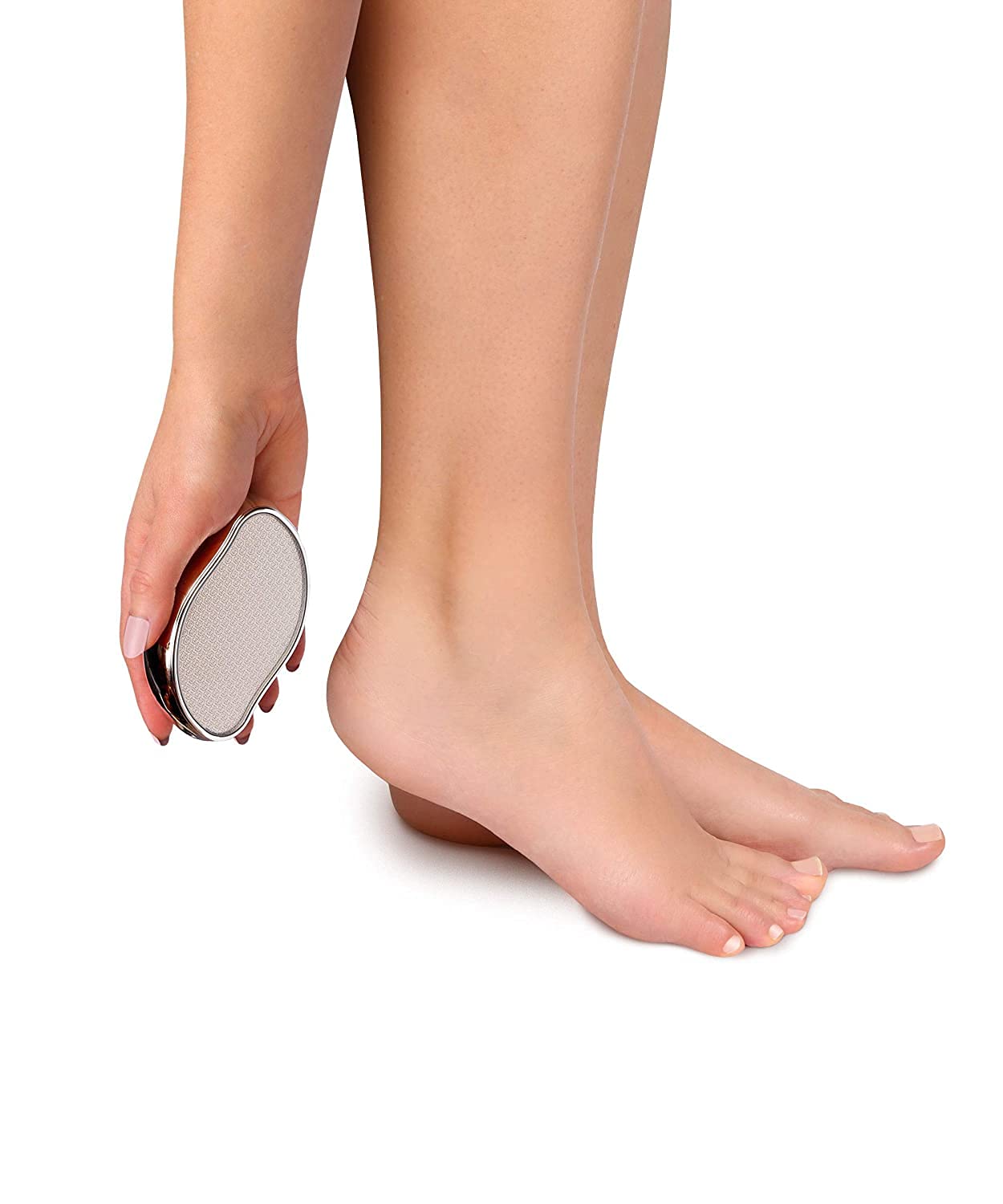 Glass Foot File Callus Remover - Foot Scrubber and Heel Scraper