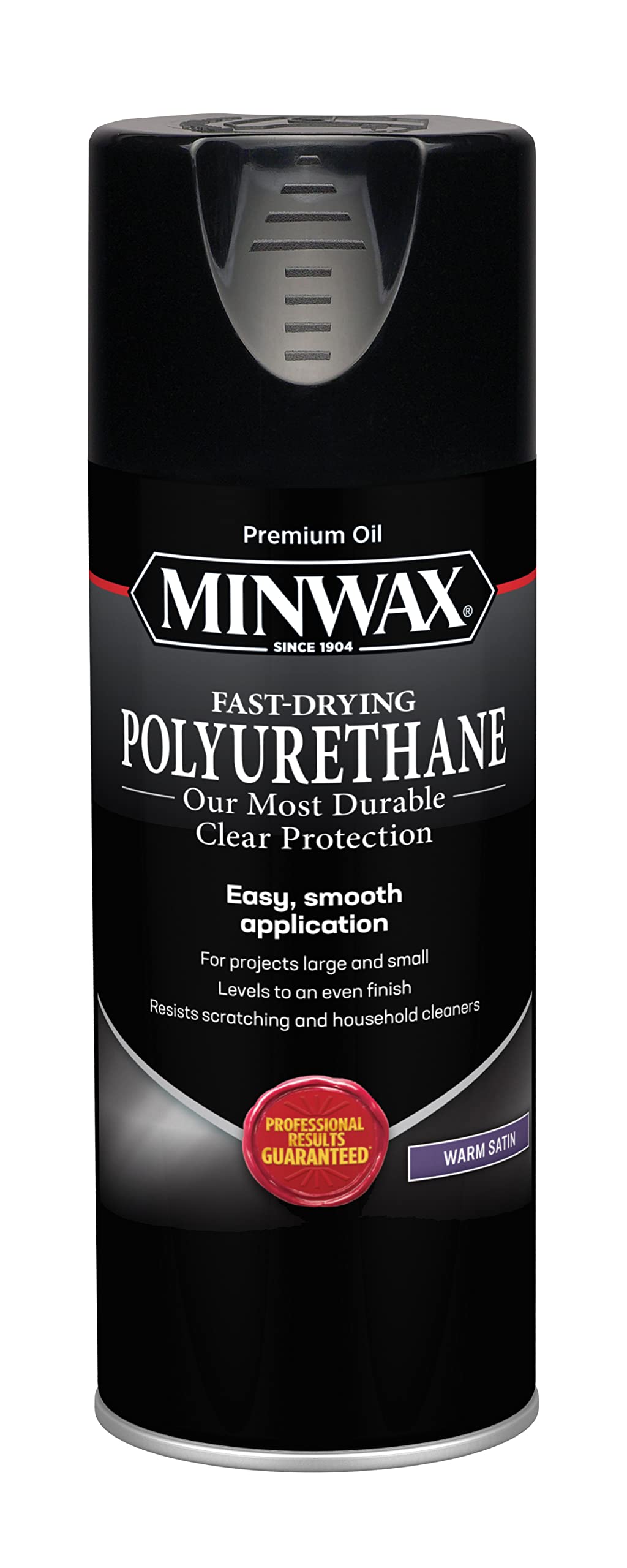 Minwax Fast Drying Polyurethane Spray Protective Wood Finish Clear Satin  11.5 oz. Aerosol Can