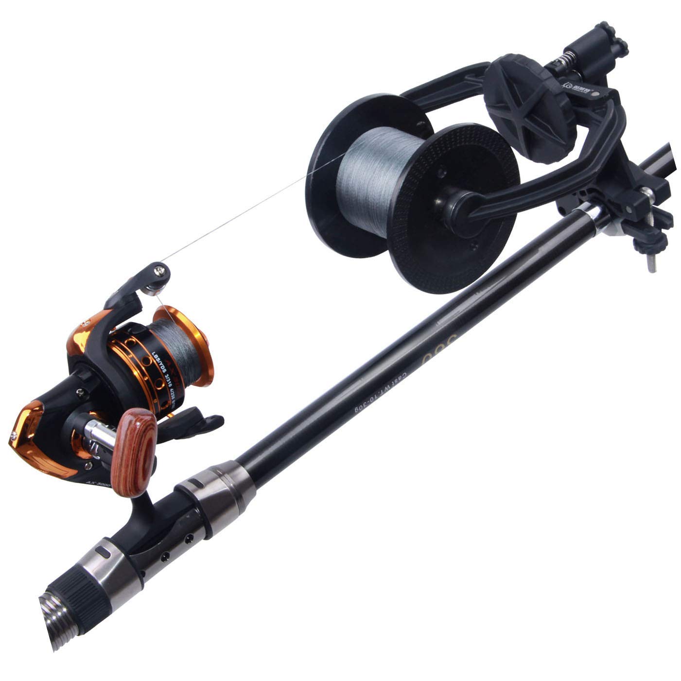 Fishing Line Spooler System - Portable Fishing Line Winder Reel Spooler  Spooling Station Baitcast Line Spooling Machine Fishing Tool