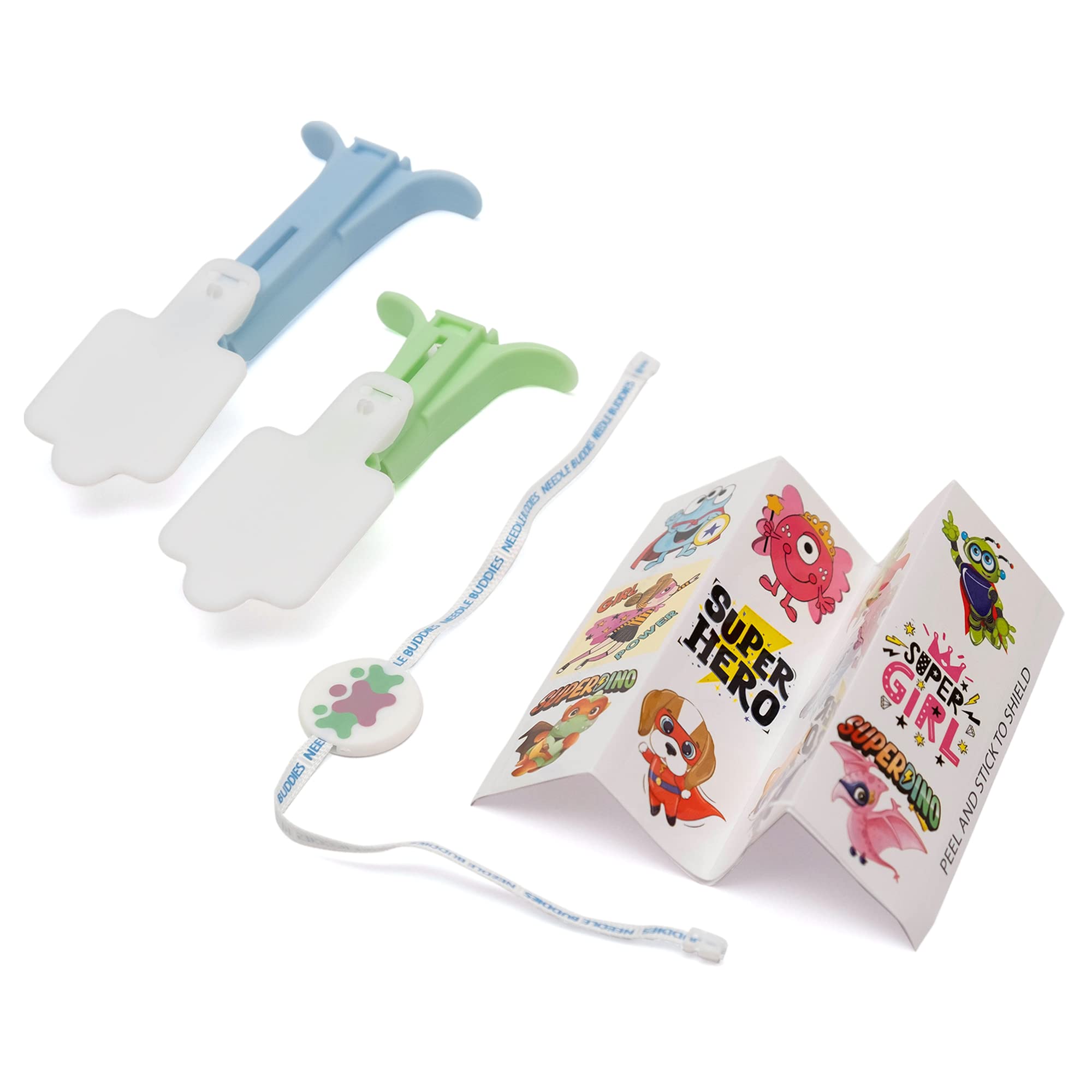 Needle Buddies - A Syringe Clip On to Disguise The Syringe and Scary Needle.  Ideal for Use with Kids Who Have an Aversion to Getting Injections.  Provides Relief for Childhood Injection Fear