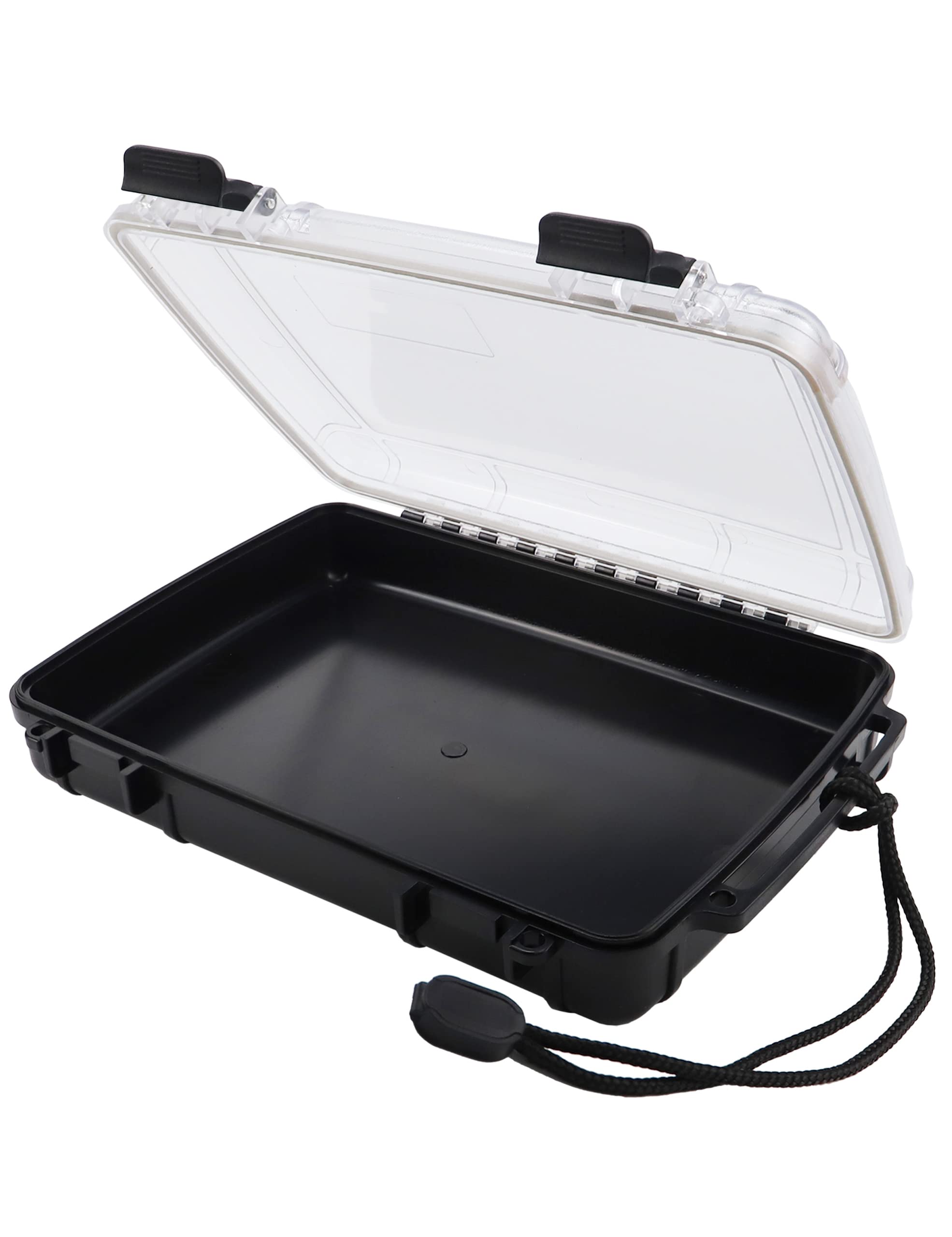 Hlotmeky Waterproof Dry Box Case Watertight Storage Containers for Kayaking  & Boating Floating Fishing Tackle Tray