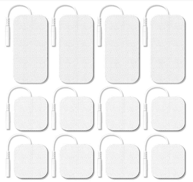 Durable Compatible with AUVON TENS 7000 TENS Unit Replacement  Pads,Rectangular Replacement Electrode Pads,20 pcs 2 X 2 Brand:ELEALTCH 