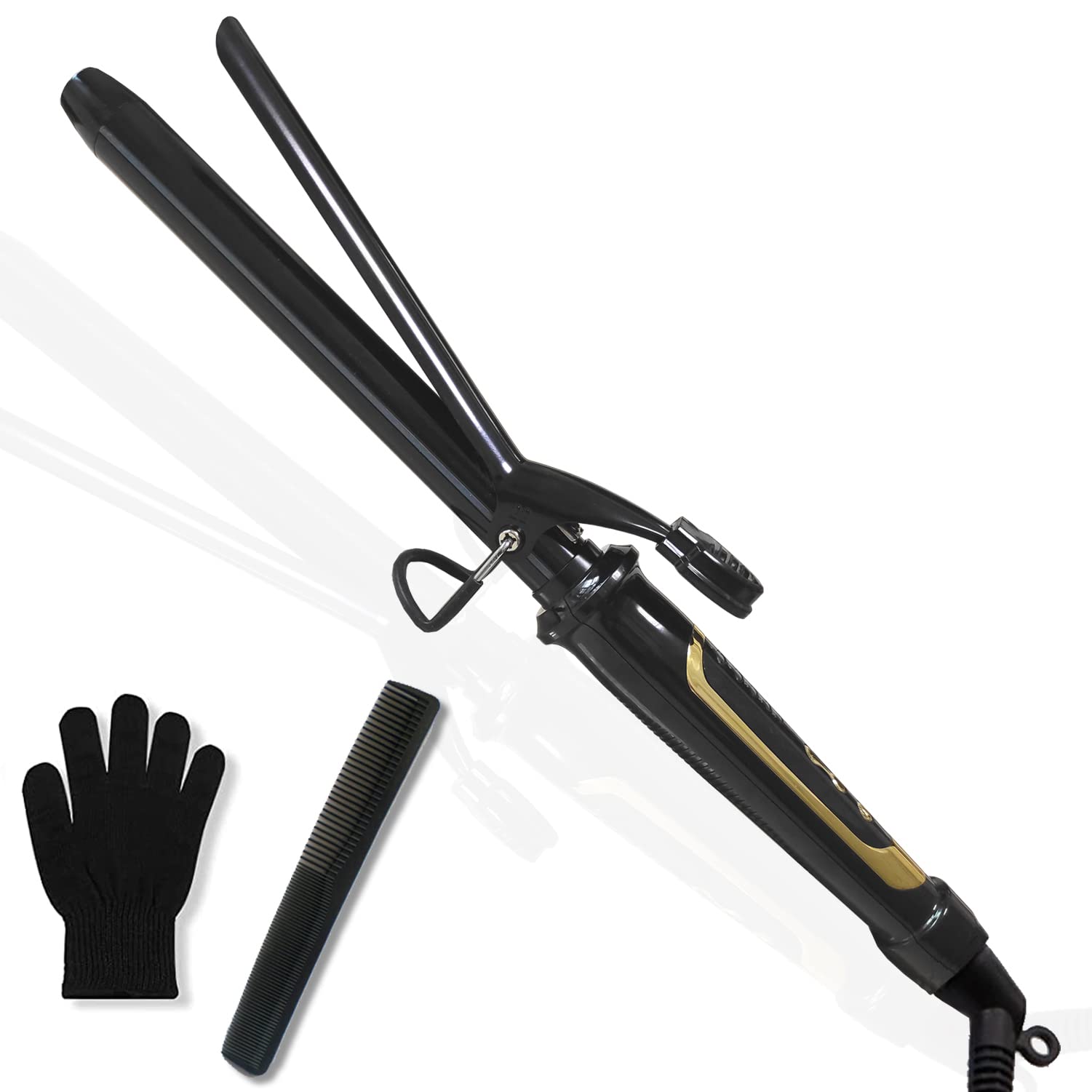 1 Inch Curling Iron with Ceramic Coating Barrel for Long/Medium