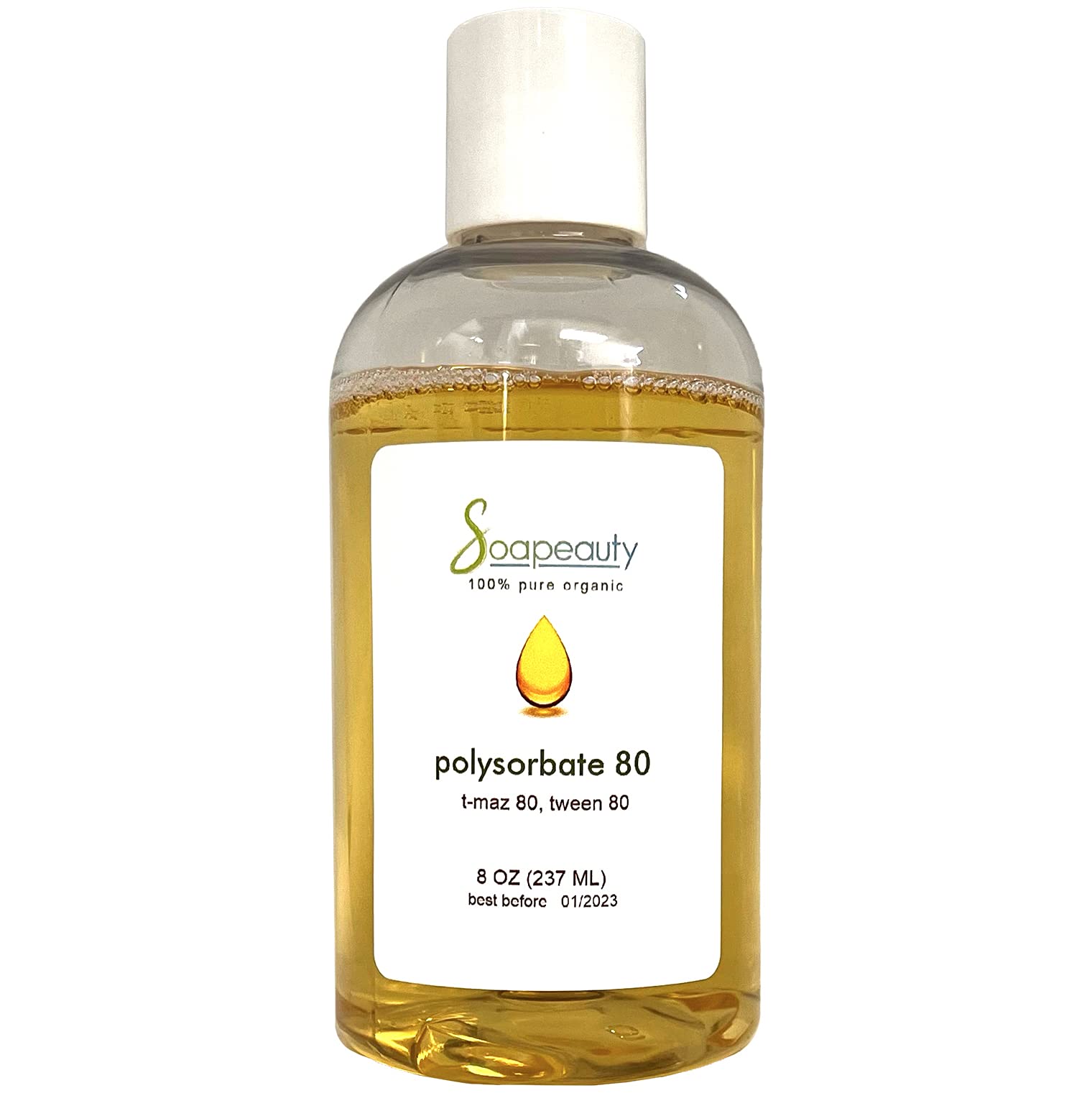 Buy Polysorbate 80 - Vegan, Natural Water & Oil Emulsifier