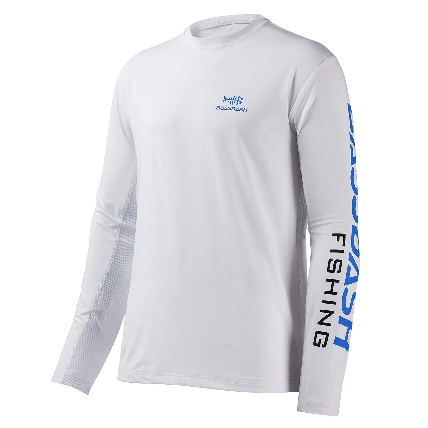 BASSDASH Fishing T Shirts for Men UV Sun Protection UPF 50+ Long Sleeve Tee  T