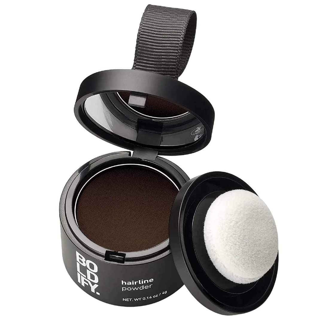 BOLDIFY Hairline Powder (Dark Brown) Instantly Conceals Hair Loss, Root Touch Up Powder, Stain-Proof 48 BOLDIFY Hairline Powder (Dark Brown) Instantly Conceals Hair Loss, Root Touch Up Powder, Stain-Proof 48