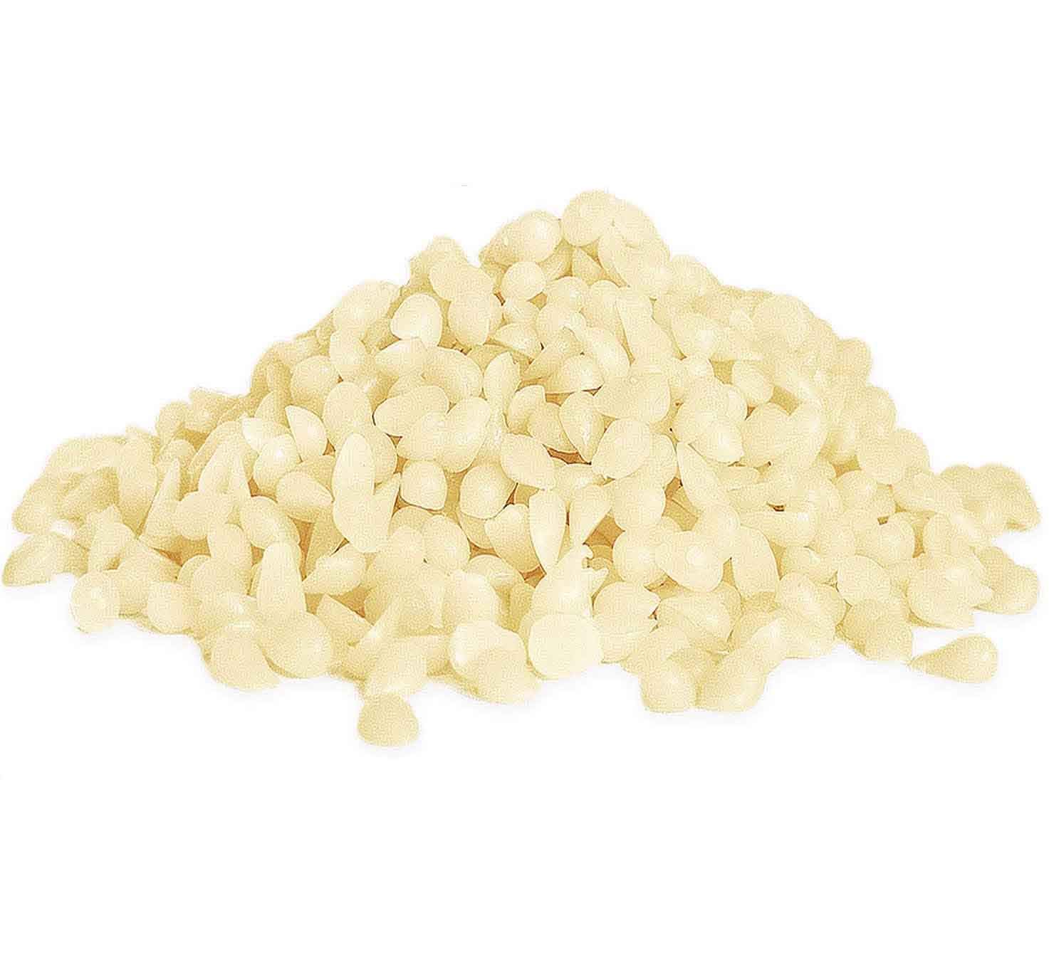 Vanrener White Beeswax Pellets 2 lb (32 oz) Pure Natural Cosmetic