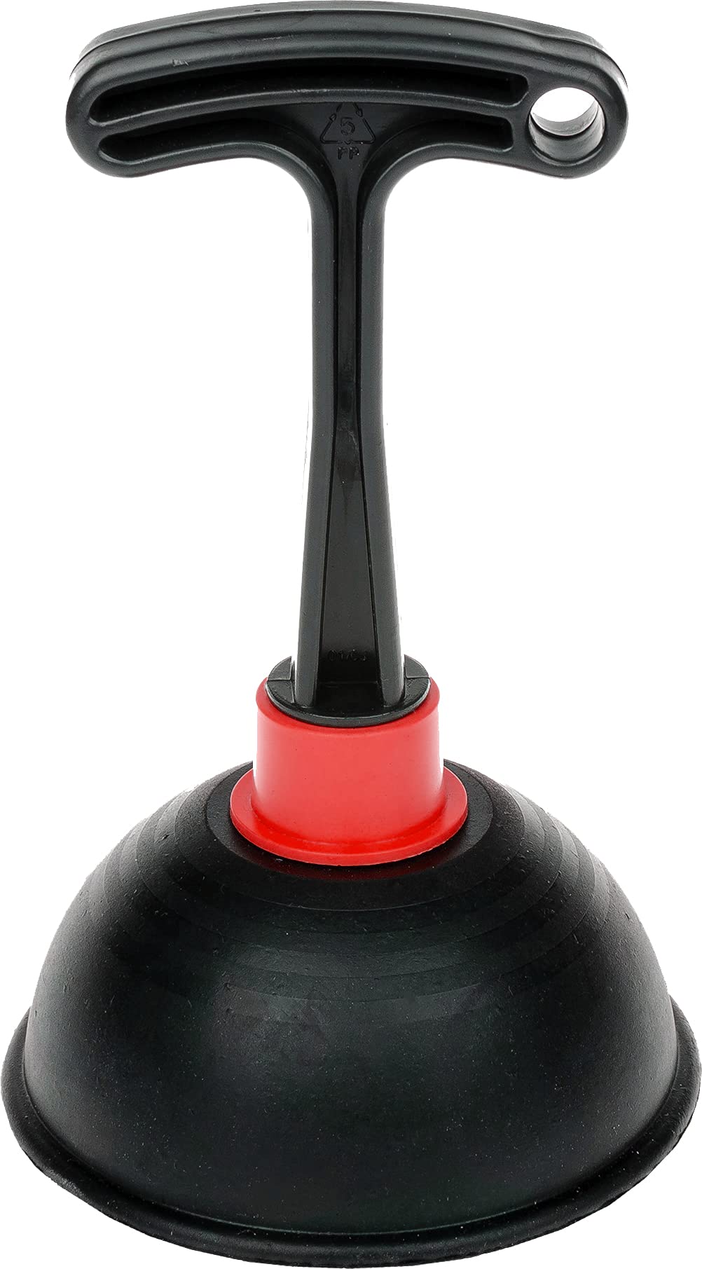 Small Compact Sink Plunger with Ergonomic Handle, 1-pack