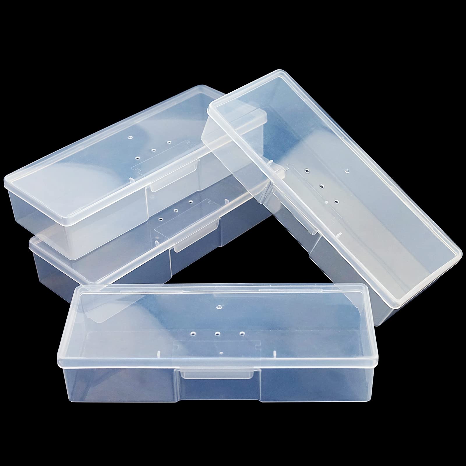 Clear Manicure Tool Box Lokyango Personal Nail Box Storage Case