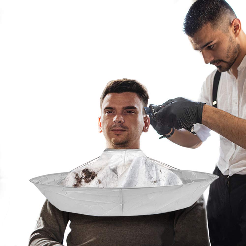 Hair cutting cape barber Cape umbrella for men women, haircut Salon Capes  for hair stylist, Beard