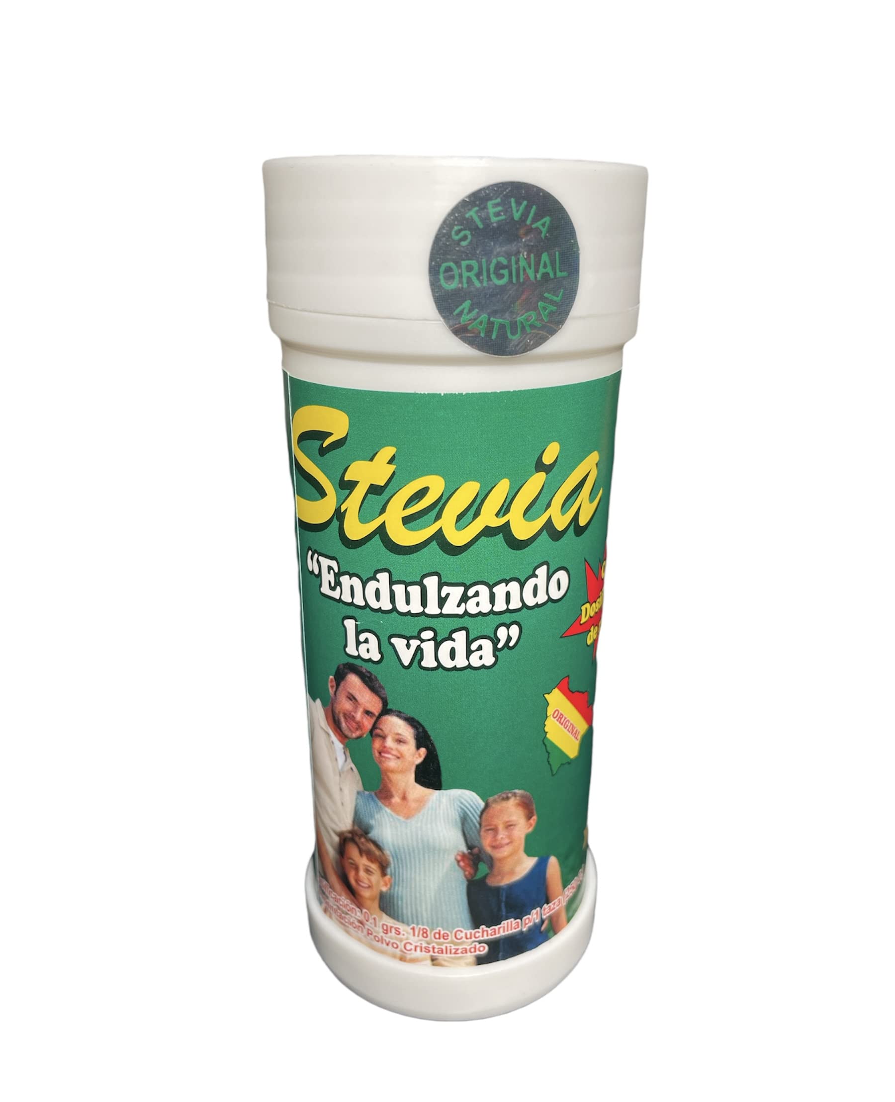 polvo por supuesto cumpleaños Stevia Natural Original, Endulzando la Vida, 250gr (8.81oz) from Bolivia  Natural and Authentic