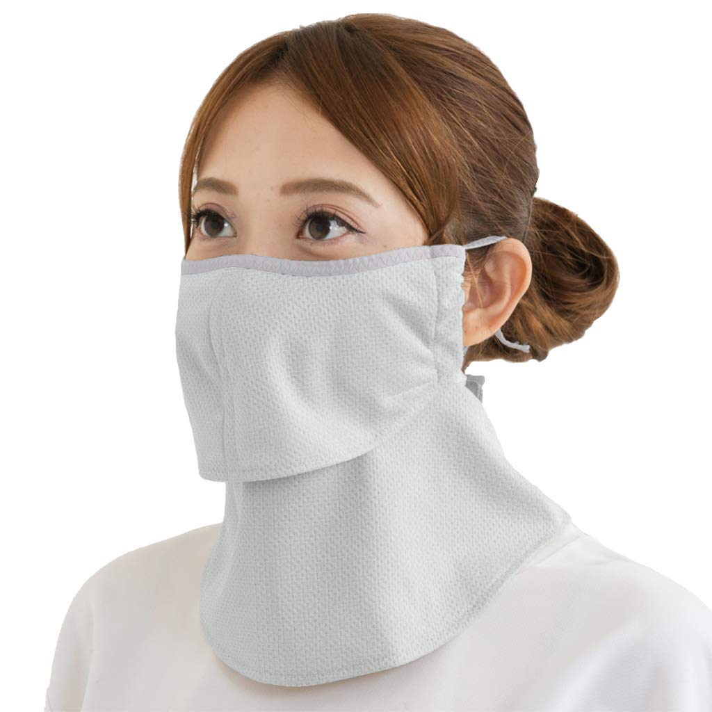YAKeNU UV CUT MASK ,UV Sun Protection mask for face-Neck Yake-nu SO-Cool  (518