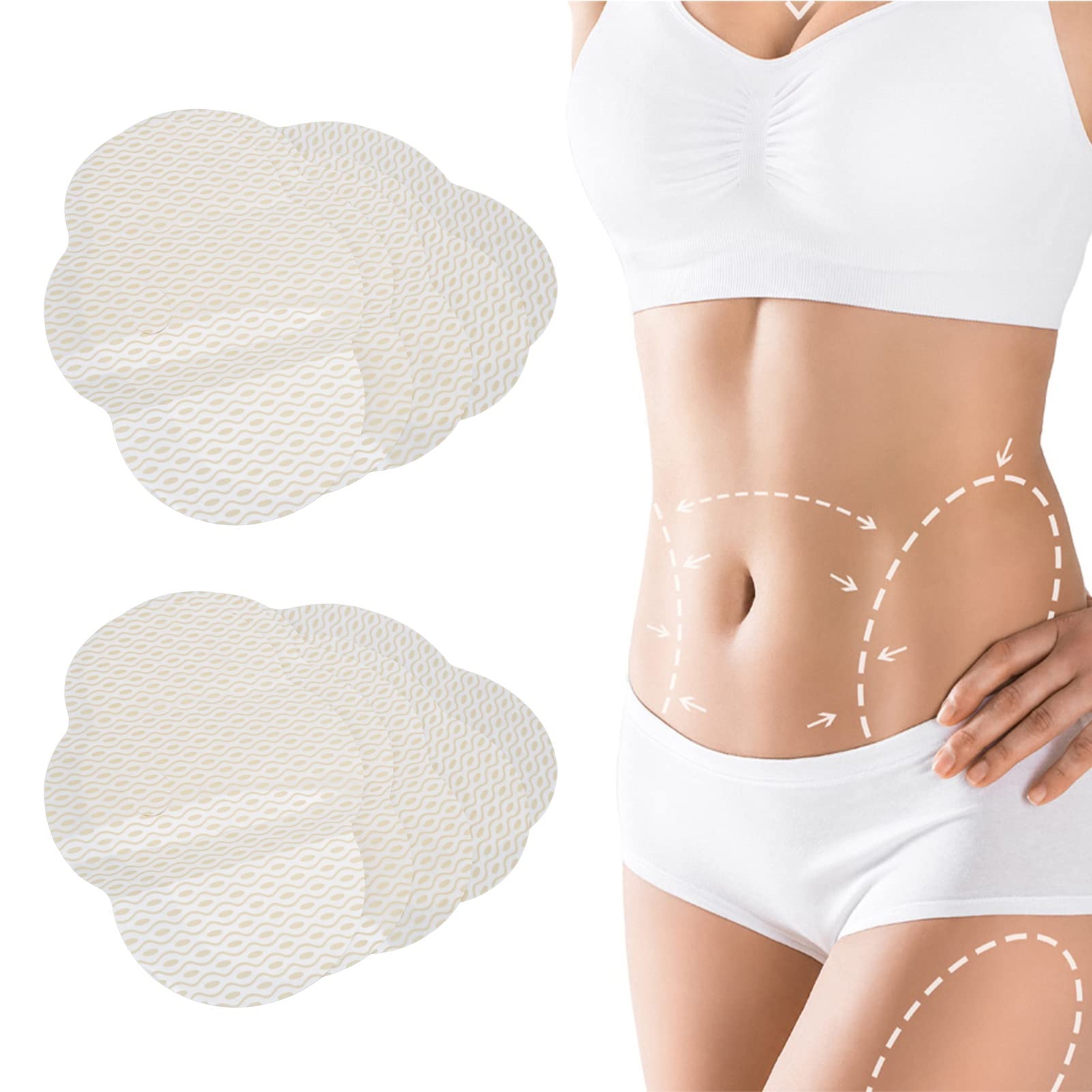 10 Patches Abdomen Lift Tapes Firming Slimming Body Tape Lifting Cellulite  Sagging Skin On Abdomen Smooth