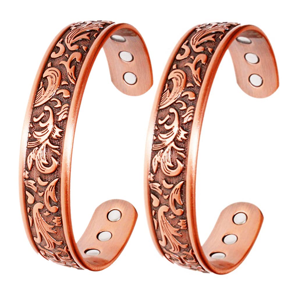 BioMag Black Copper Bracelet for Men Arthritis Carpal India | Ubuy