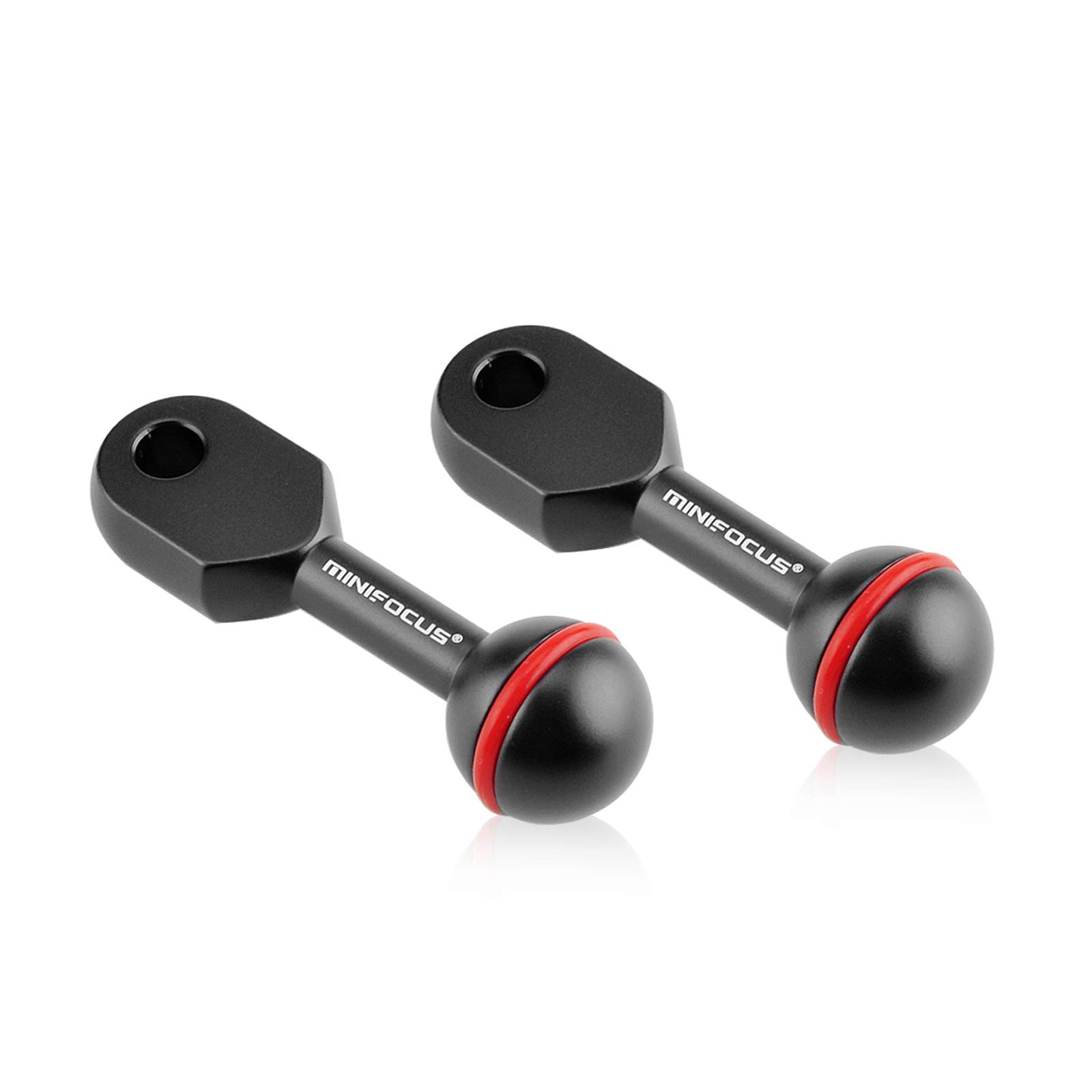 thumbnail image 2 of 2-Pack Aluminum Ball To YS Head Adapter Arms For Underwater Camera Lights & Strobes 2 of 12