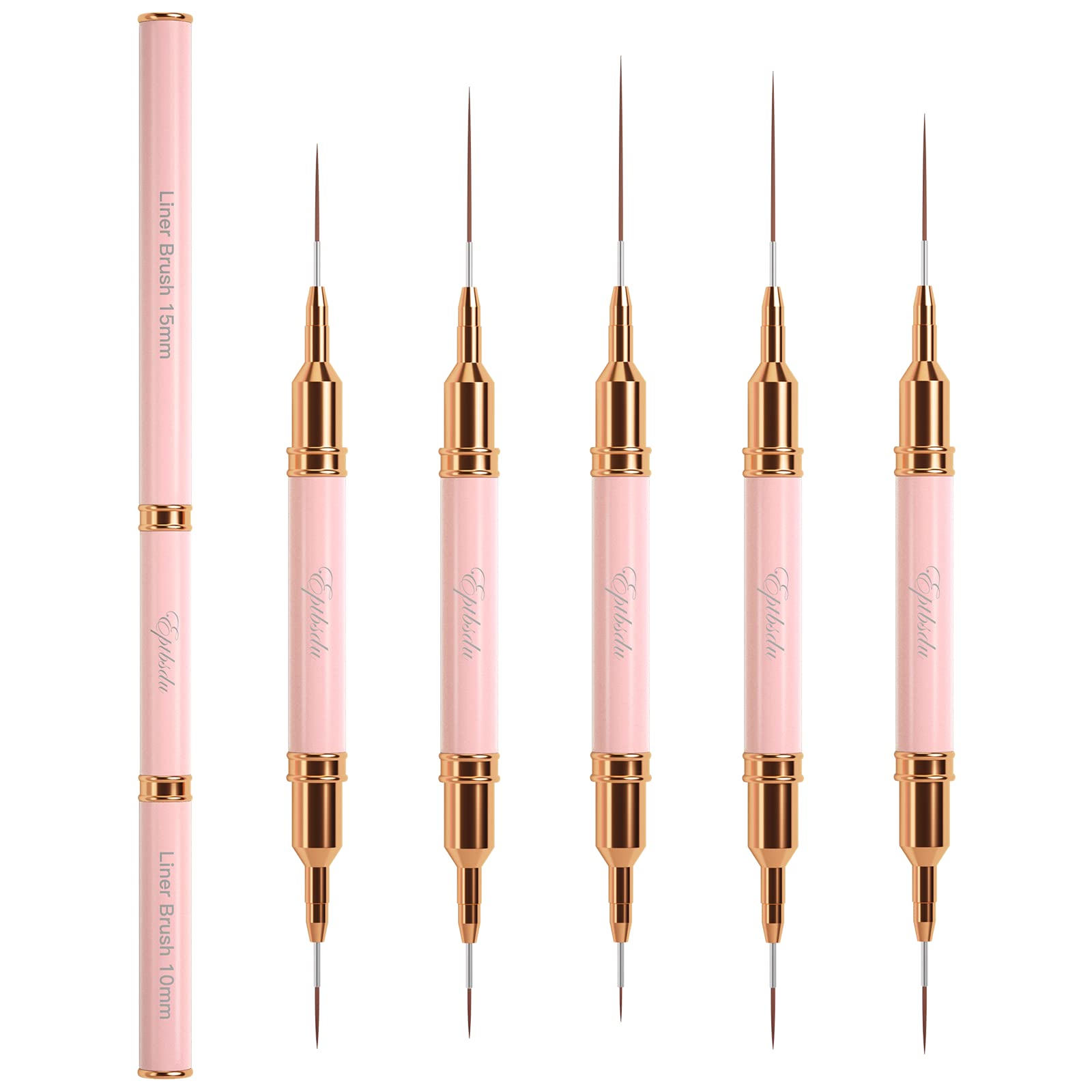 Nail Art Brushes, Double-Ended 10PCS Head Long Nail Art Liner Brushes Nail  Design Brushes for Long Lines,Tiny Details,Fine Drawing Nail Brushes for  Nail Art,Sizes 5/7/9/10/11/15/20/22/25/30 - Yahoo Shopping