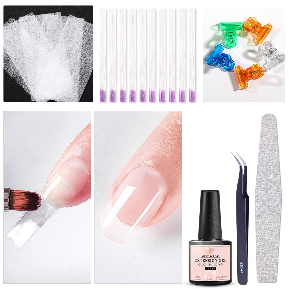 Buy Wowobjects® Acrylic Nail Salon Tool Fiber Glass Extension Nails Gel Kit  Online at Low Prices in India - Amazon.in