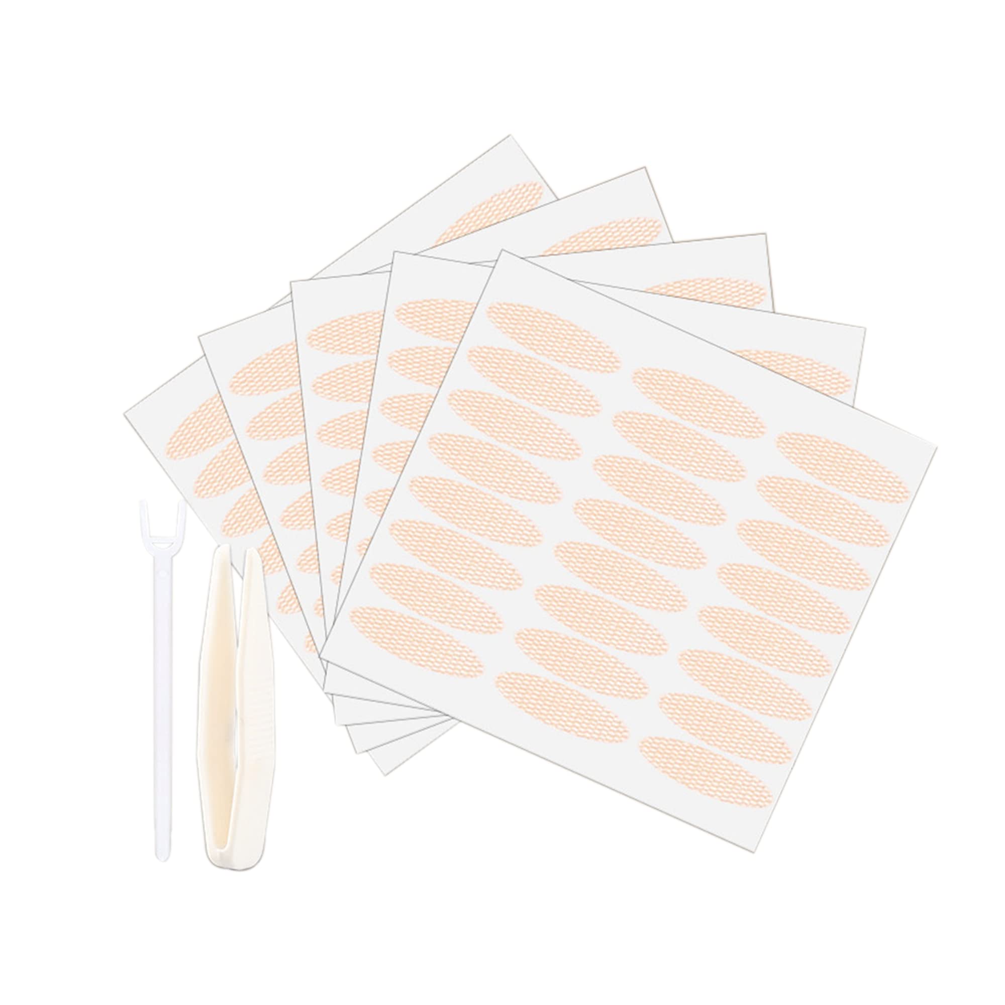 480 Pieces Eye Lids Strips Eyelid Correcting Strips Natural Lace Eye Lift  Strips Invisible Eyelid Lift