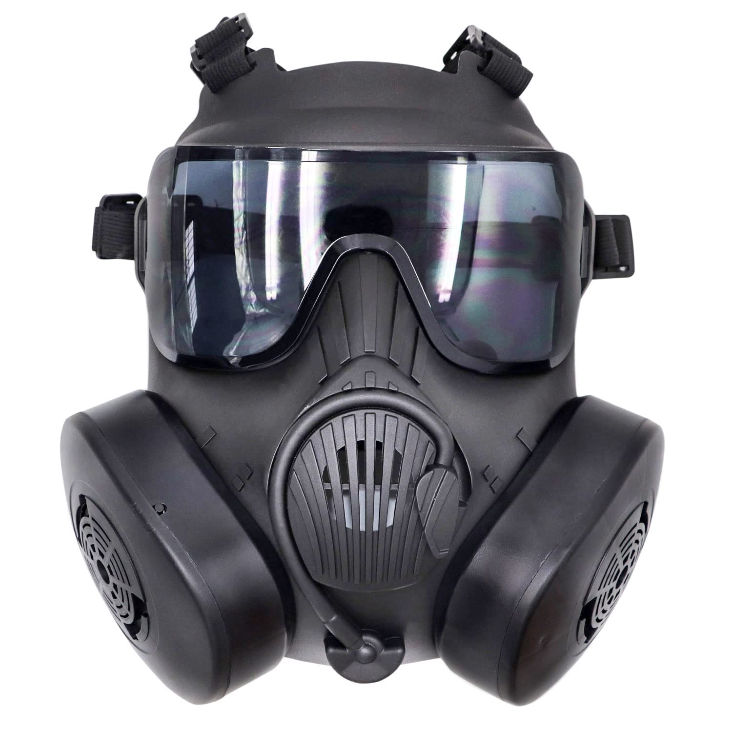 Airsoft Full Face Mesh Mask Skull Tactical Gear Face Protection Adjustable  BB