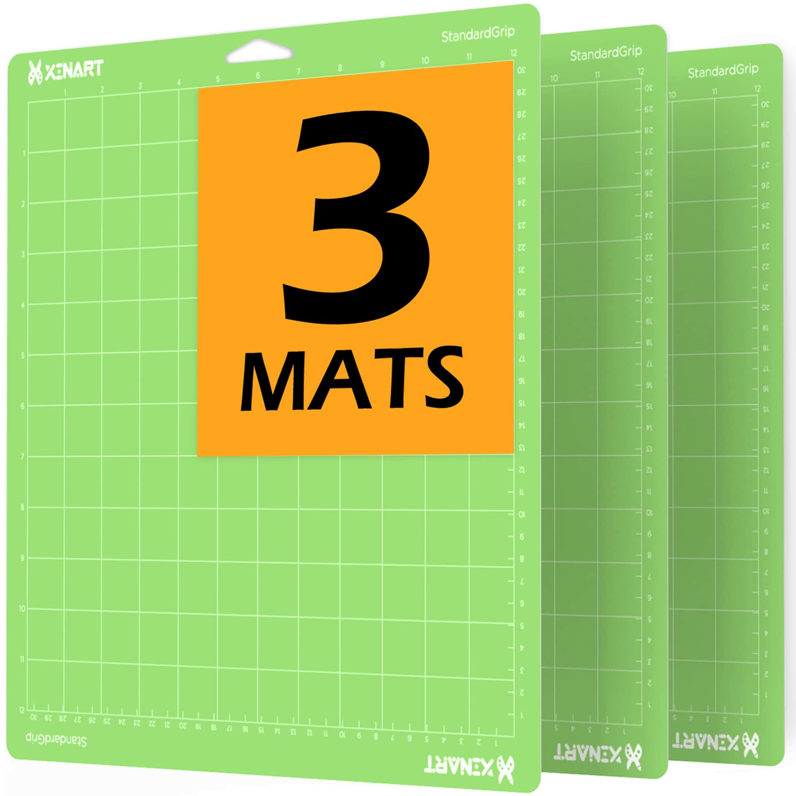 XINART StandardGrip Cutting Mat for Cricut Maker 3/Maker/Explore 3
