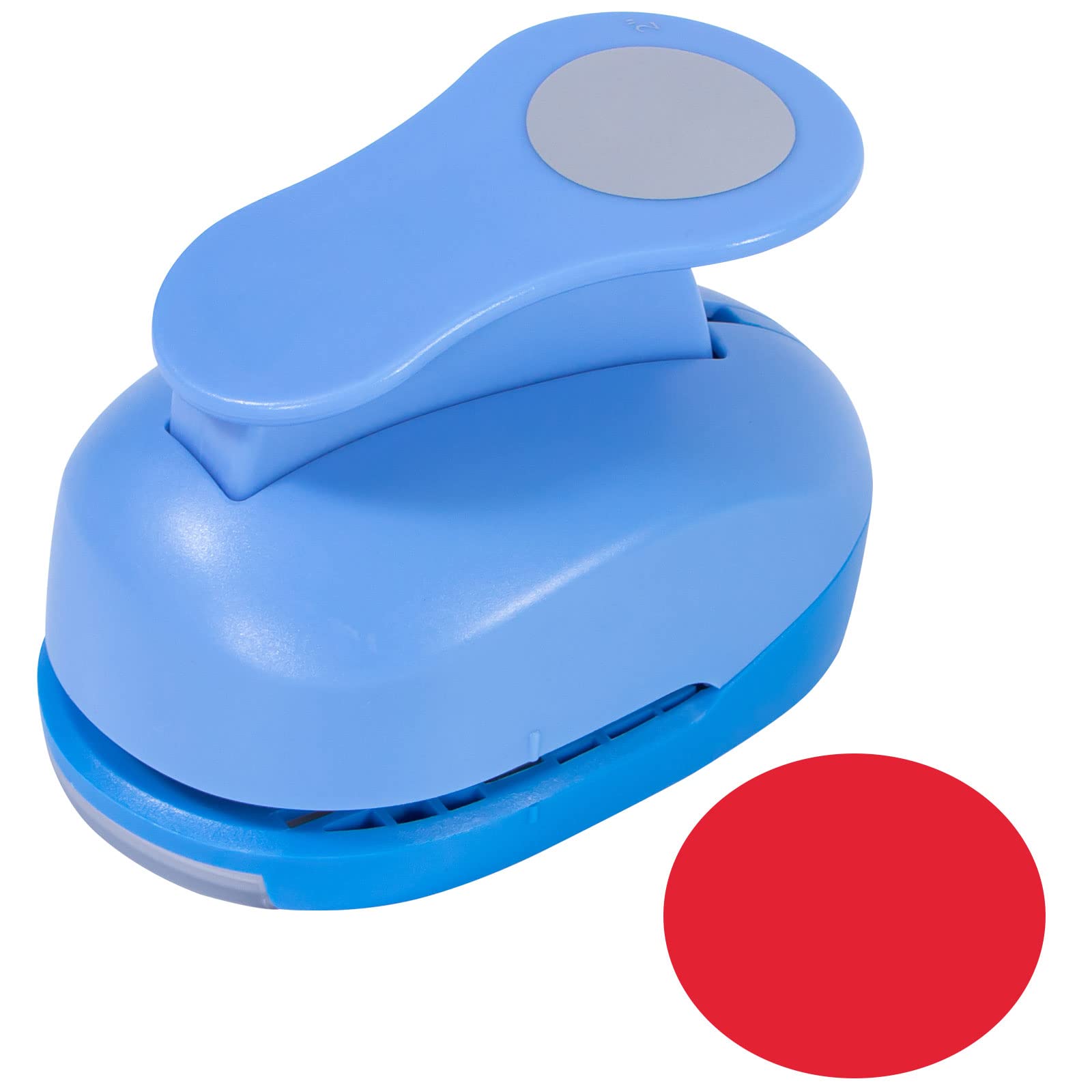 Katfort 2 Inch Circle Punch Craft Hole Punch Shapes Hole Punch Circle for Paper  Crafts Cardstock Brand Label Gift Wrapping Greeting Cards and Scrapbooks  Blue