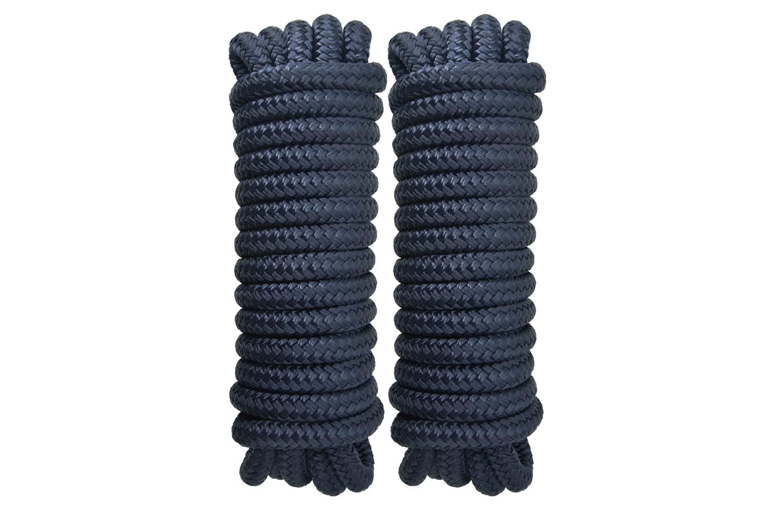 TetherTite Dock Line 1/2 Inch 25 Ft, Marine-Grade Double-Braided