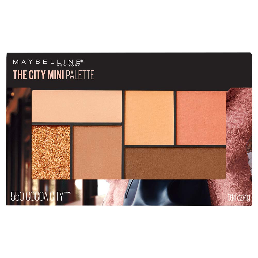 Maybelline New York The City Mini Eyeshadow Palette Makeup Cocoa City 0.14  Ounce Cocoa City Value not found