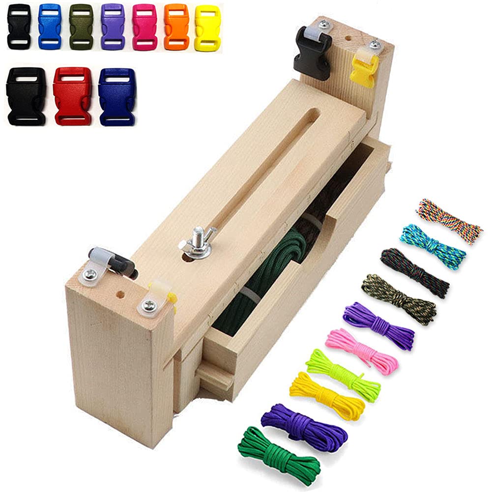 Afantti Bracelet Maker Making Kit Paracord Jig Tool with, 10 Paracord